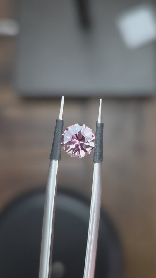 0.87 Ct Pink Tourmaline Round