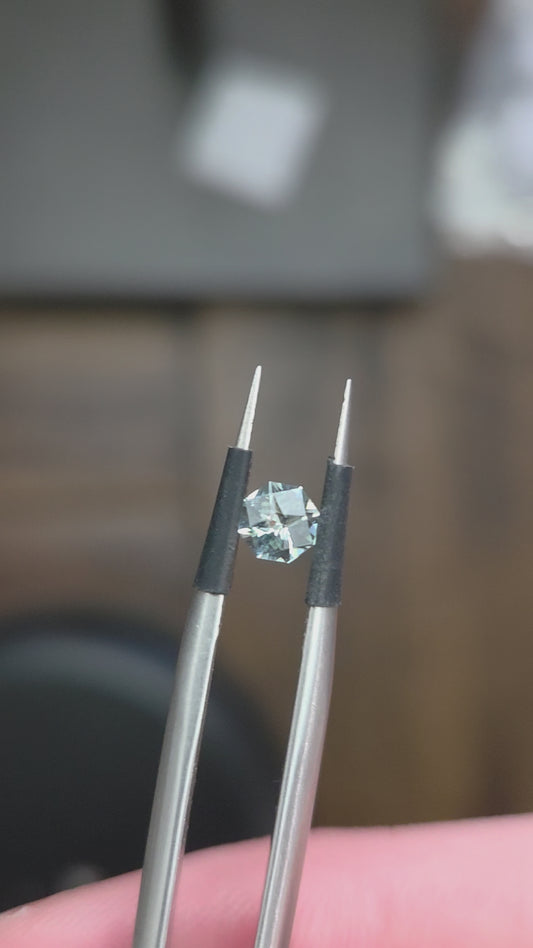 0.33 ct Light Blue/Teal Tourmaline Round