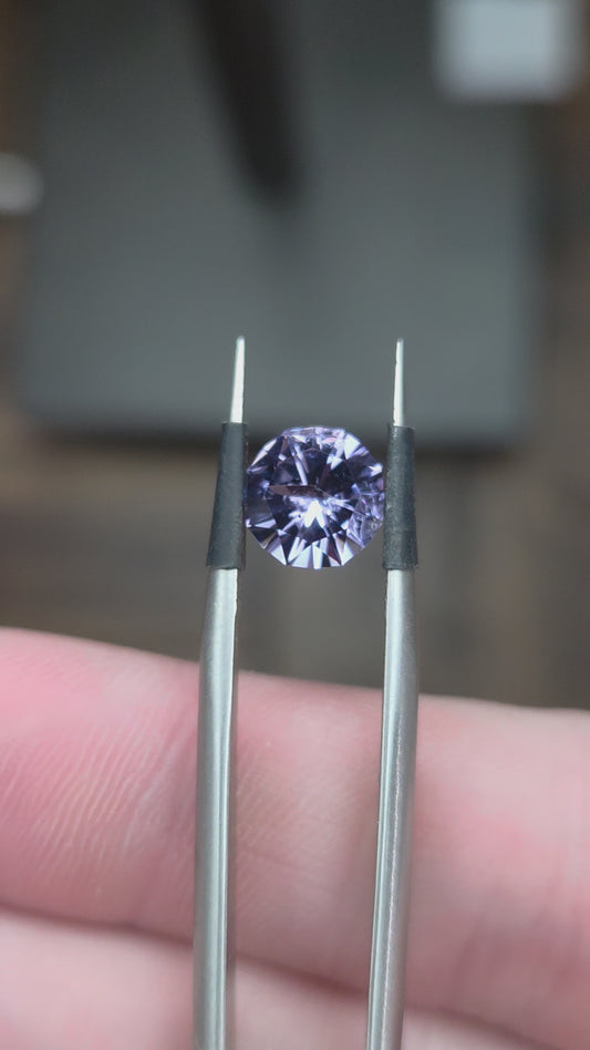 1.68 Ct Purple Spinel Round