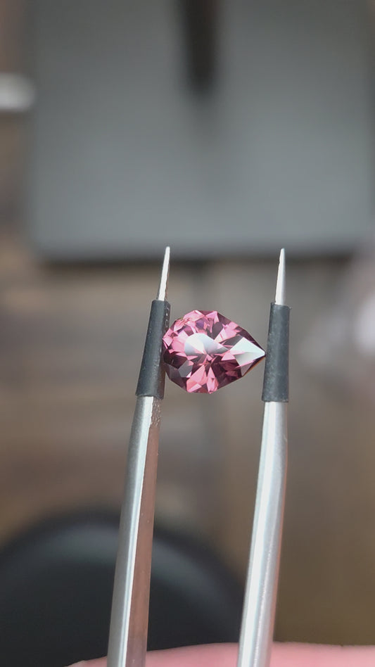 1.84 Ct Pink Zircon Pear