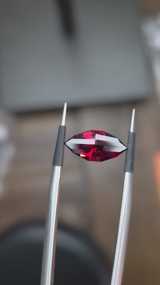 1.87 Ct Red Garnet Marquise