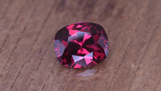 3.05 Ct Dark Pink Garnet Elongated Cushion