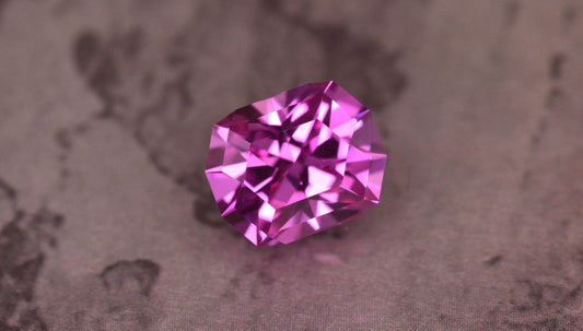 1.50 Ct Pink Synthetic Sapphire Rectangle/Cushion
