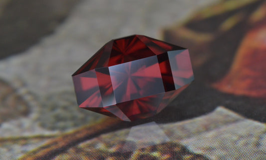 2.65 Ct Red Garnet Oval-ish