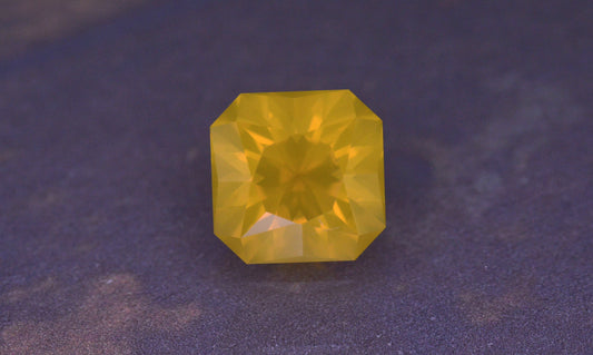 1.69 Ct Yellow Fire Opal Square