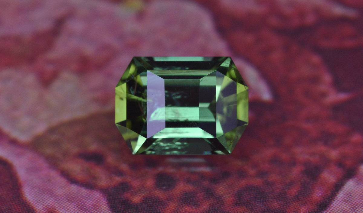 1.41 Ct Green Tourmaline Rectangle