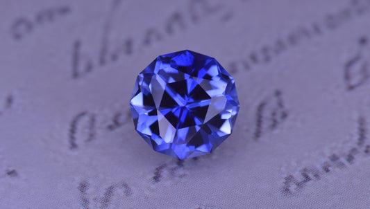 1.83 Ct Blue Synthetic Sapphire Round