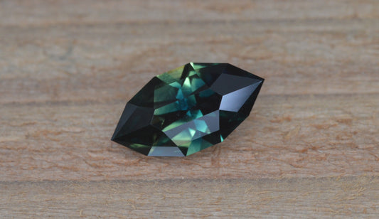 1.62 Ct Blue Green Australian Sapphire Marquise