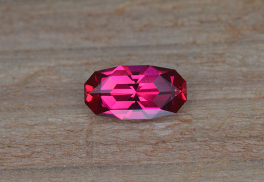 1.26 Ct Pink/Red Synthetic Ruby Oval/Rectangle