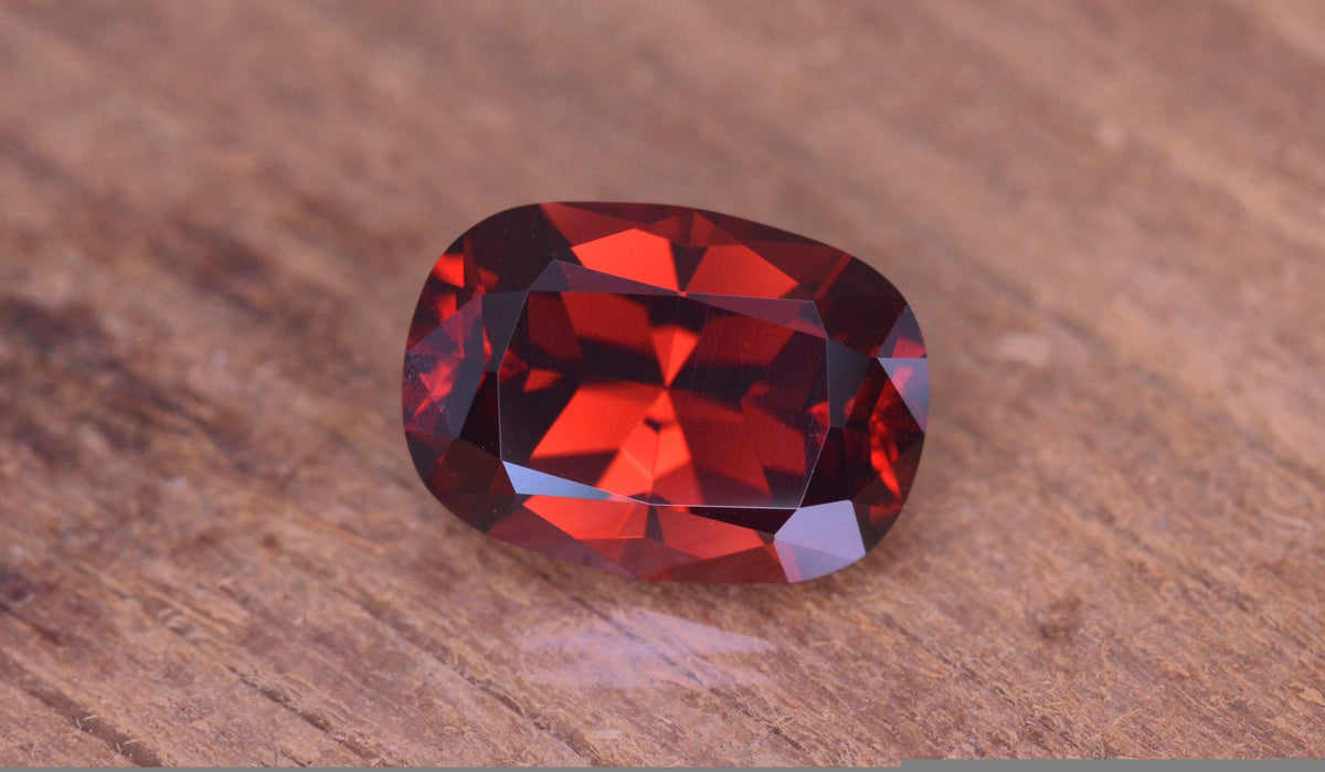 3.12 Ct Red Garnet Elongated Cushion